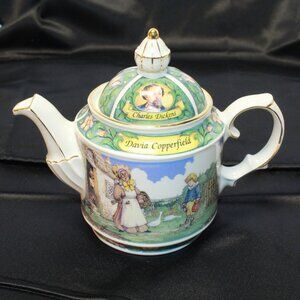 James Sadler Charles Dickens David Copperfield English Bone China Small Teapot